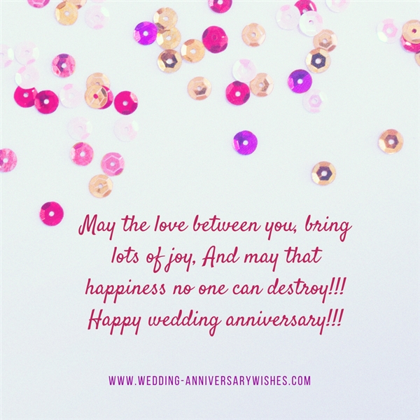 Wedding Anniversary Wishes For Friends Card